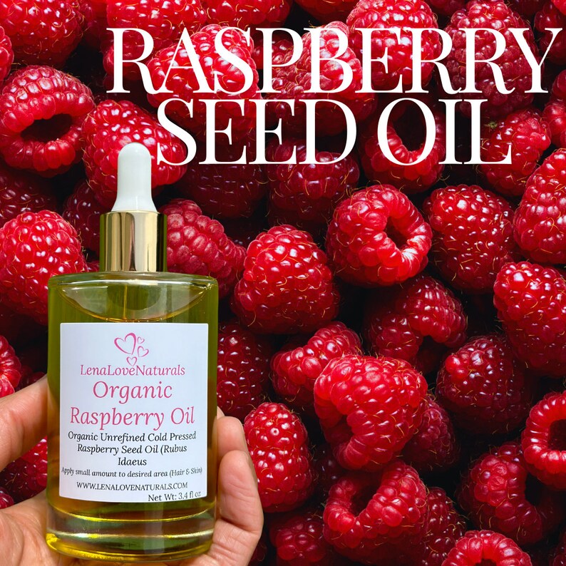 Fushi Raspberry Oil Raspberry Seed Oil: Organic Ingredients Body Oil | Natural Skincare - Etsy