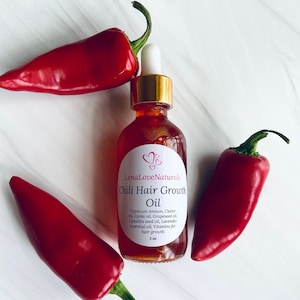 Chili Pepper Hair Oil | Super Concentrated Cayenne Pepper Hair Growth Oil | Chili Seed Oil For Hair