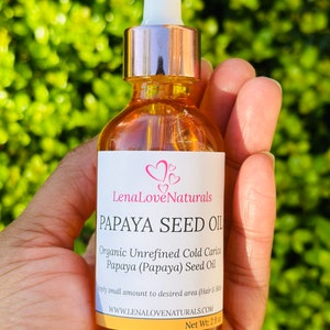 PAPAYA OIL, FACIAL OIL, ORGANIC SKINCARE