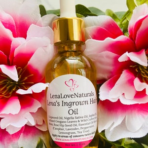 Ingrown Oil | Bikini Razor Bump Oil | Soothing After Waxing | After Shave | Natural Bath Body Yoni Care