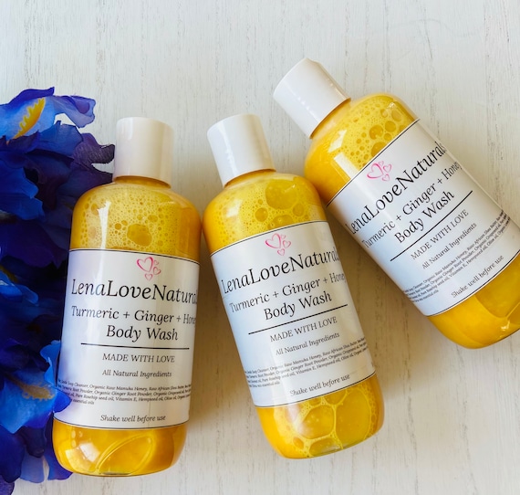 Turmeric Body Wash | Turmeric Soap | Ginger & Honey Body Wash | Turmeric Skincare