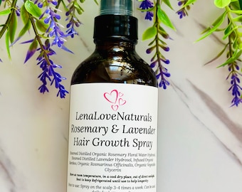 Rosemary & Lavender Hair Growth Spray - Rosemary Water Promotes Hair Growth