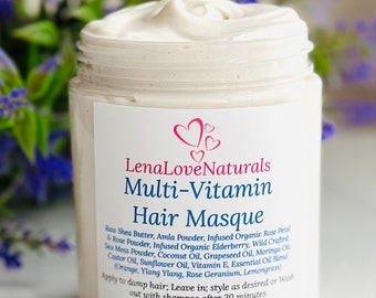 Vitamin Hair Masque Conditioning Butter | Hair Growth Butter | Leave In Treatment | Thick Hair Butter | Sea Moss | Hair Care