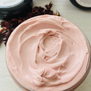 Balsamo profondo all'ibisco / Crema per capelli ayurvedica / Balsamo districante naturale per capelli / Idratazione per capelli