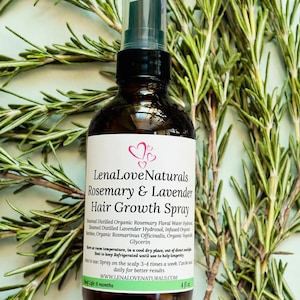Rosemary Hair Growth Spray | Shedding & Hair Thickness | Promotes Hair Growth | Itchy Scalp | All Natural