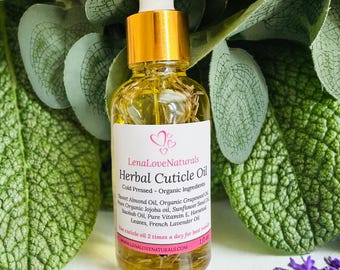 Olio naturale per cuticole e unghie / Ingredienti di origine vegetale / Crescita rapida e forte delle unghie
