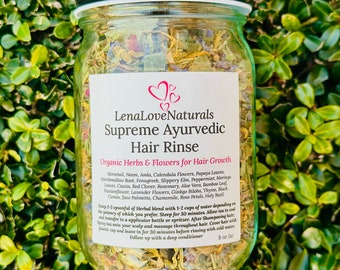 Ayurvedic Hair Rinse Organic Herbs