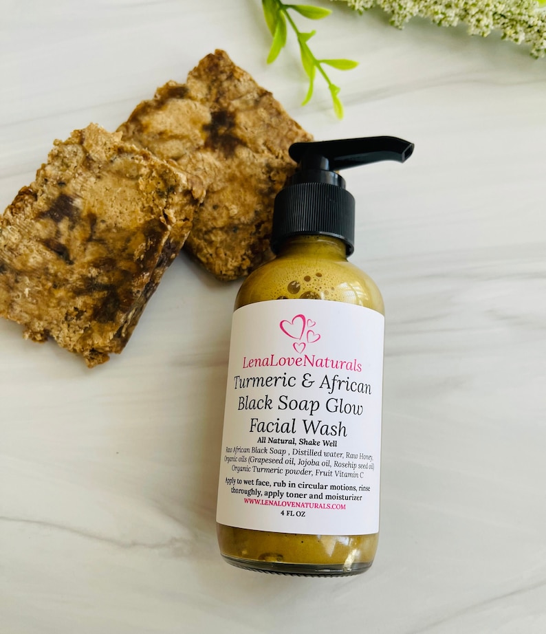 Turmeric Face Wash with African Black Soap