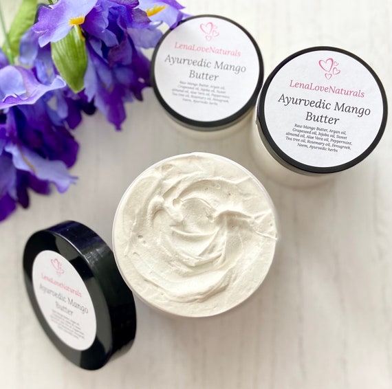 Ayurvedic Mango Hair Growth Butter | Whipped Mango butter | Fenugreek | Neem | Hair Growth | Leave In Conditioner