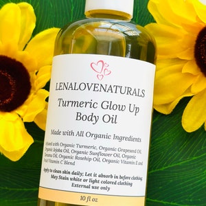 Turmeric Body Oil • Organic
