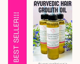Rosemary Ayurvedic Hair Growth Oil, Fenugreek, Argan Oil, Castor Oil, Hair Growth Serum, Natural Haircare All Hair Types, Herbal Hair Oil