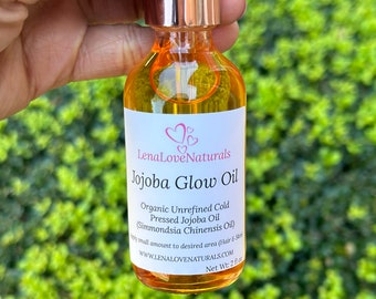 Organic Jojoba Oil ~ Golden Unrefined Infused in Organic Jojoba Seeds ~ Handcrafted