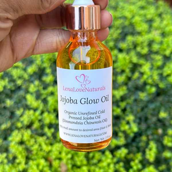 Organic Golden Jojoba oil Unrefined - Infused in Organic Jojoba Seeds