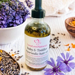 Baby & Toddler Ayurvedic Hair Growth Oil | Scalp Oil | Natural Hair Oil | Hair Growth Oil | For Baby For Toddlers For Kids