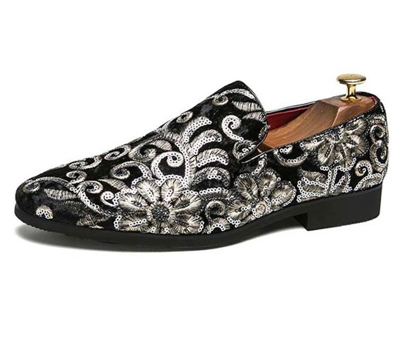 loafers with flowers