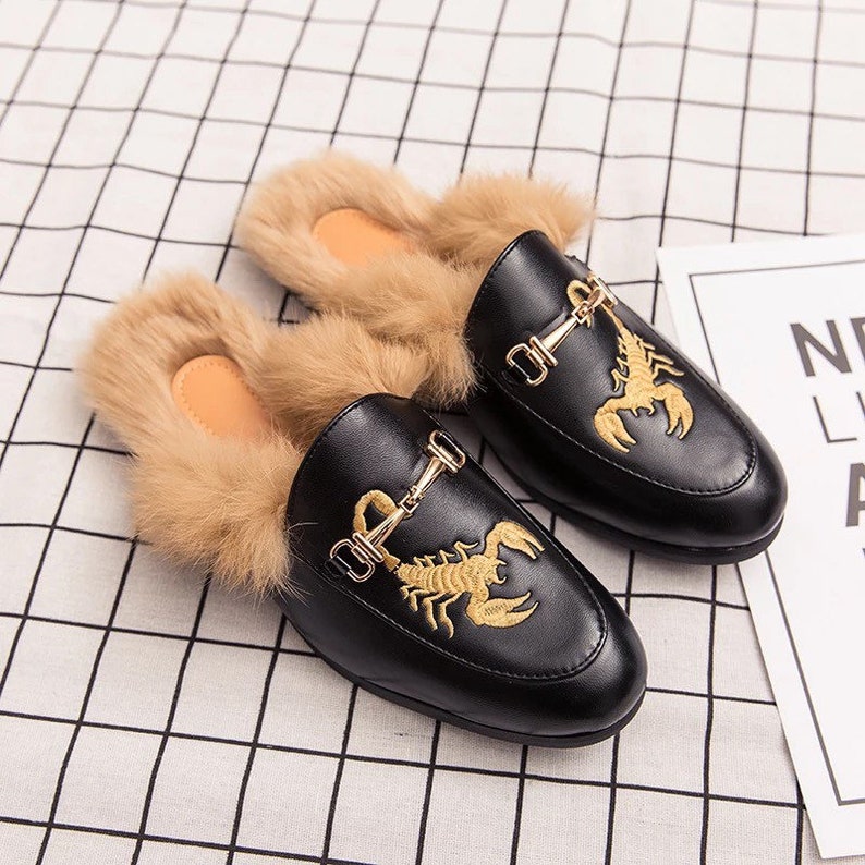 Men\u2019s Black Leather Loafers