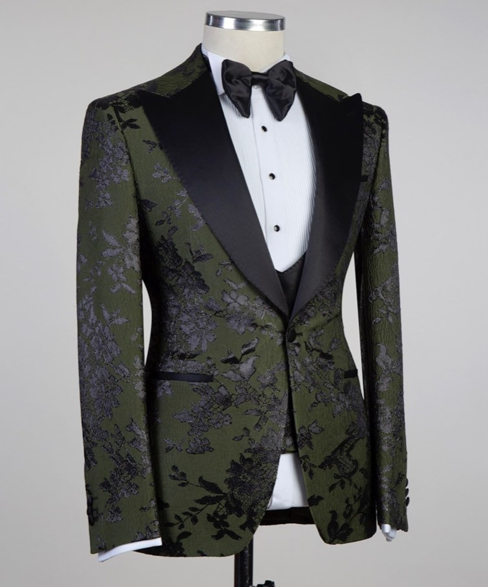 Smoking personalizzato da uomo a 3 pezzi Etsy