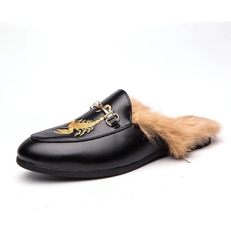 Men\u2019s Black Leather Loafers