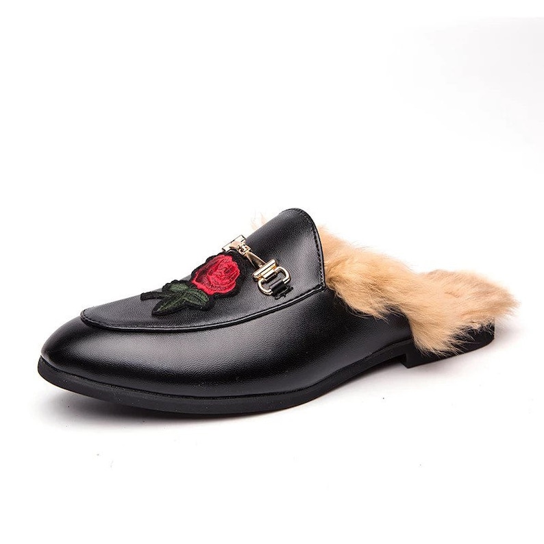 Men\u2019s Black Leather Loafers