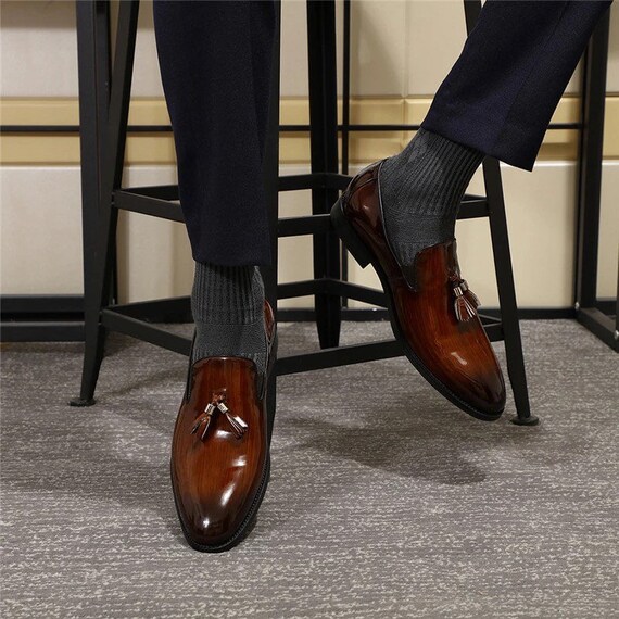 mens tassel loafers