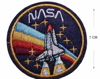 Yellow #360 NASA Space Agency Iron On Sew on Embroidered Patch