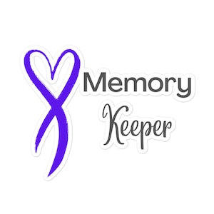 Alzheimer&#39;s Caregiver Sticker: Memory Keeper Gift