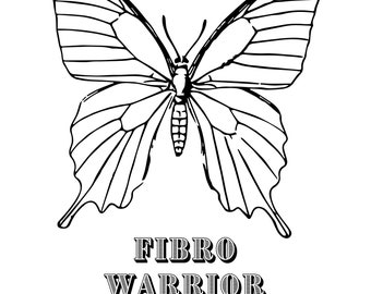 Coloriages Butterfly Fibro Warrior : une source d'inspiration (PDF)