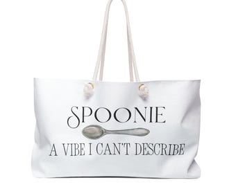 Spoonie Weekender Bag: Chronic Illness Gift, Self-Care Tote