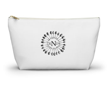 Spoonie Monogram  Accessory Pouch w T-bottom, Personalized Spoonie Pouch, Lupus, Addisons Disease, Ehlers Danlos, Spoonie