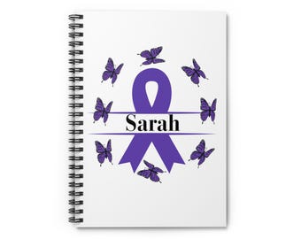 Personalized Lupus Awareness Spiral Notebook| Gift for Spoonies| Spoonie Journal| Fibromyalgia Notes| Epilepsy Journal