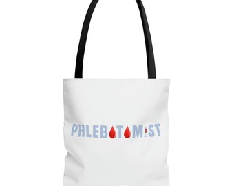 Phlebotomist Tote Bag: Polyester Travel Bag