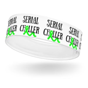 Green Ribbon Serial Chiller Headband: Moisture-Wicking Comfort