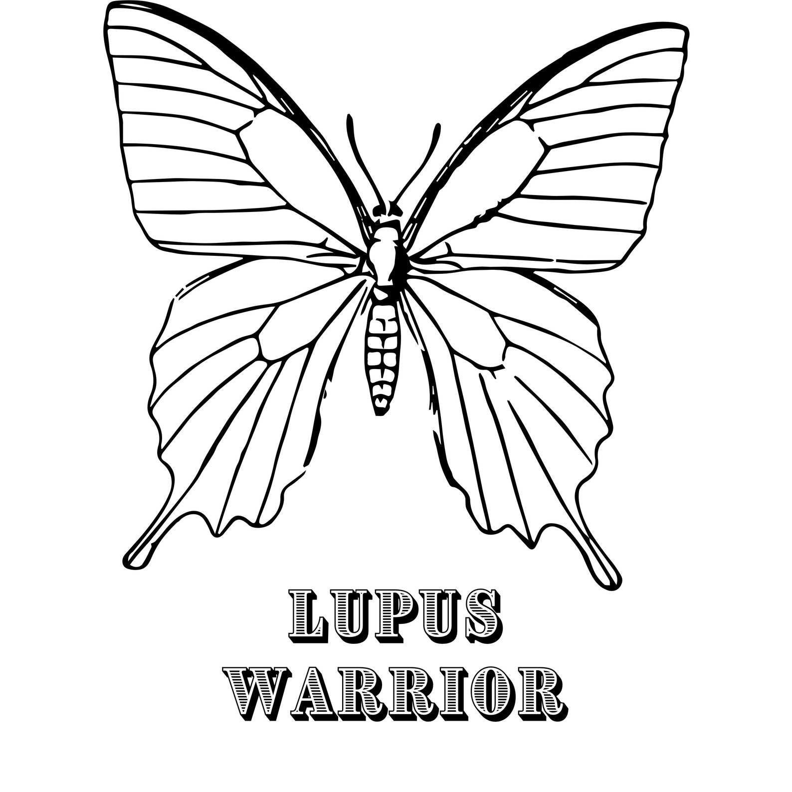 Lupus Warrior Awareness Coloring Page Inspirational Coloring - Etsy Nederland