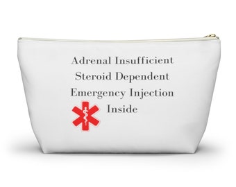 Addison's Emergency Injection Bag: Travel Accessory Pouch
