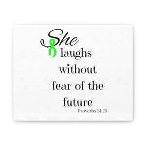 Lyme Disease Awareness Canvas Wrap: Spoonie Gift, Inspirational Art