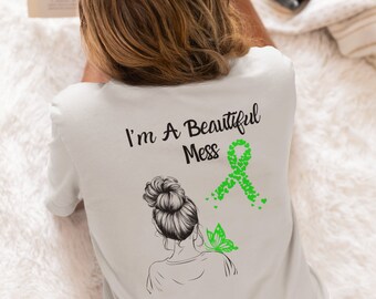 Lyme Disease Beautiful Mess Unisex t-shirt, Lyme Disease Gift, Spoonie Gift, Spoonie Tshirt, Lyme Tee, Beautiful Mess, Lyme Disease Gift