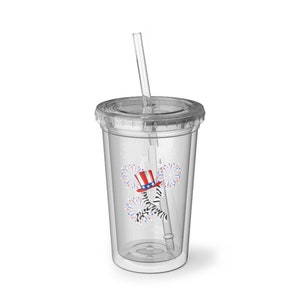 Tasse patriotique suave en acrylique pour syndrome d'Ehlers Danlos | Tasse d'eau pour tumeur carcinoïde | Cadeau maladie rare| Cadeau Spoonie| Cadeau maladie chronique
