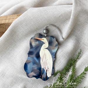 Louisiana Ornament Series Individual Ornament | Egret Ornament | Bayou State Christmas Ornament | Louisiana Life | Louisiana Christmas |