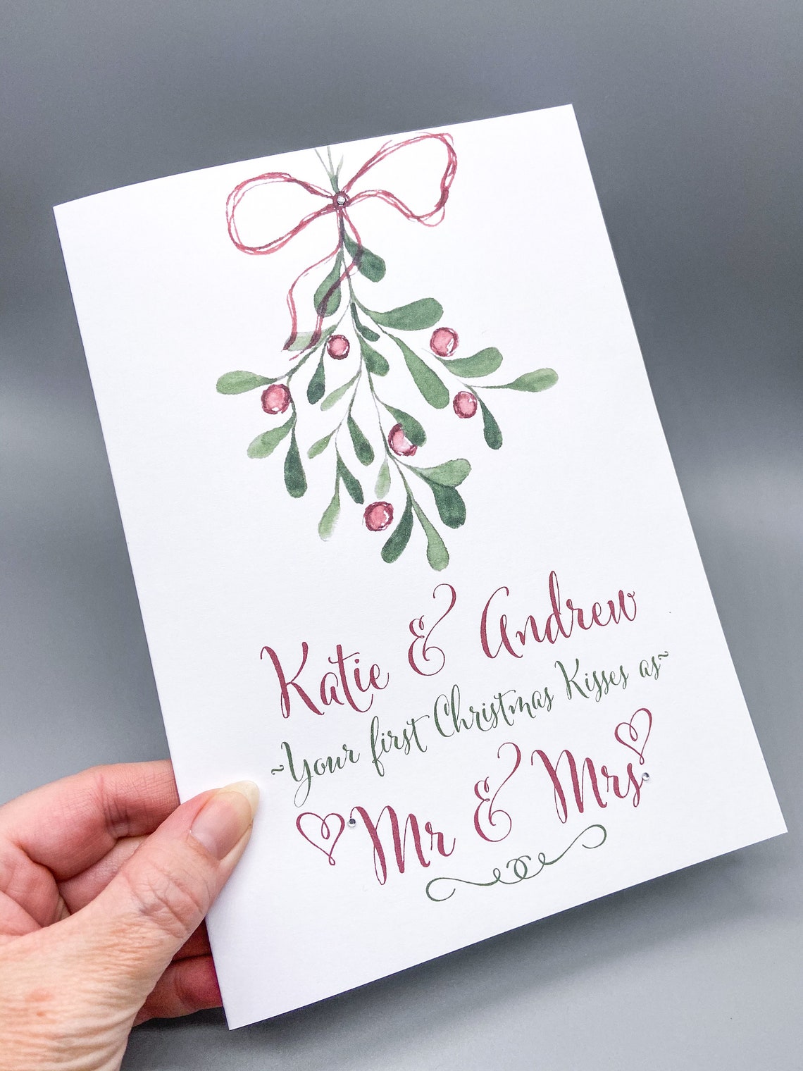 Mr And Mrs Christmas Cards 