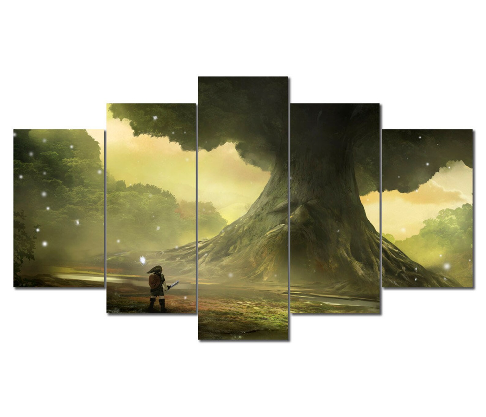 The Legend of Zelda Canvas Wall Art Framed Print different Etsy