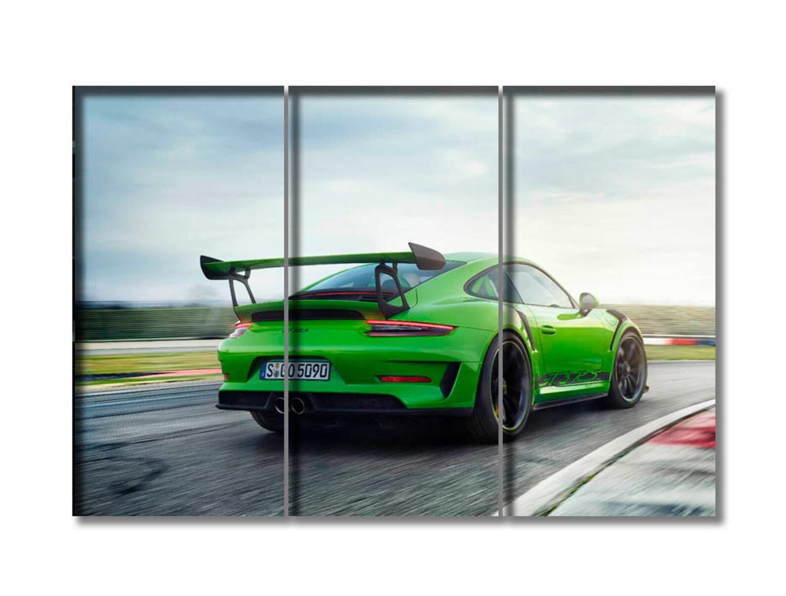 Porsche 911 GT3 RS canvas wall decor print porsche art Etsy