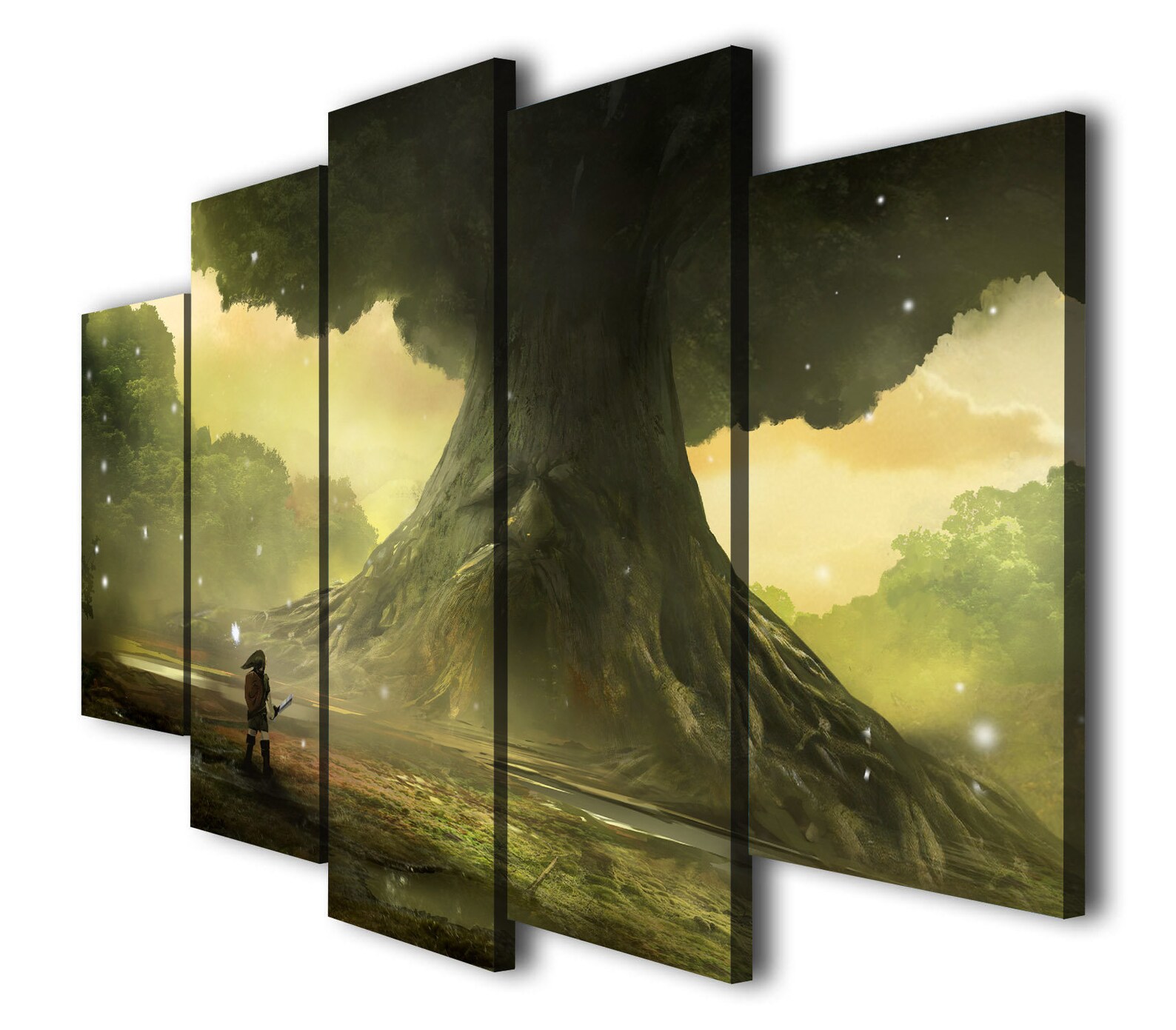 The Legend of Zelda Canvas Wall Art Framed Print different Etsy