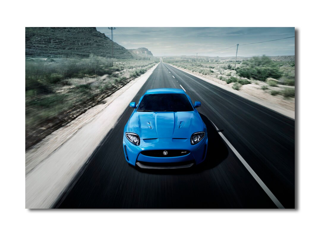 Jaguar XK RS wall decor canvas print Jaguar car Jaguar gift | Etsy