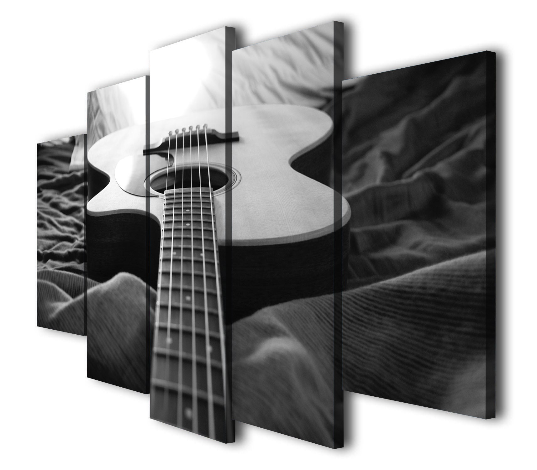 Acoustic Guitar Canvas Print Acoustic Guitar Canvas Wall Art Etsy
