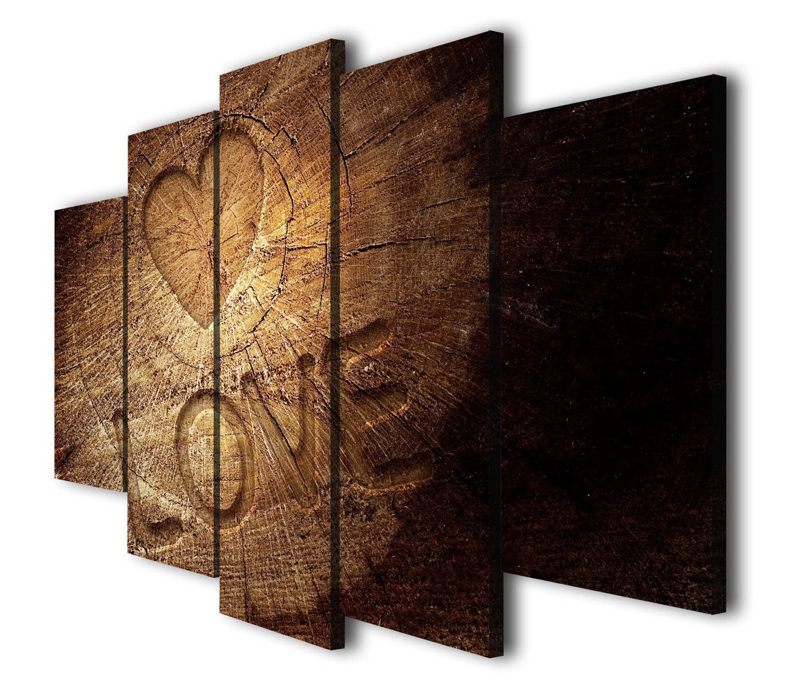 Love Canvas Love Canvas Art Love Wall Art Love Sign Love Etsy