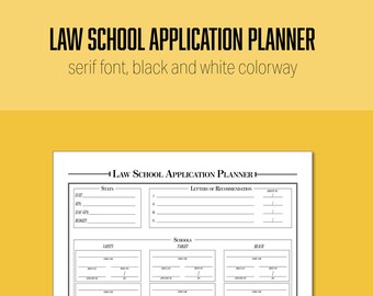 Planificador de solicitudes de la Facultad de Derecho imprimible