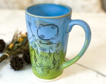 Neuron Stoneware Latte Mug