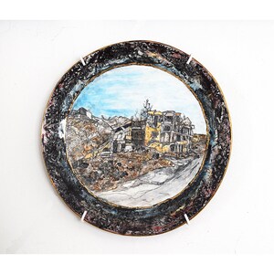 Bombed Buildings Plate
