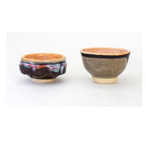 Whiskey/Sake Cups #2 Thrown Stoneware (set of 2)