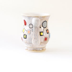 Geometric Abstraction Stoneware Mug image 4